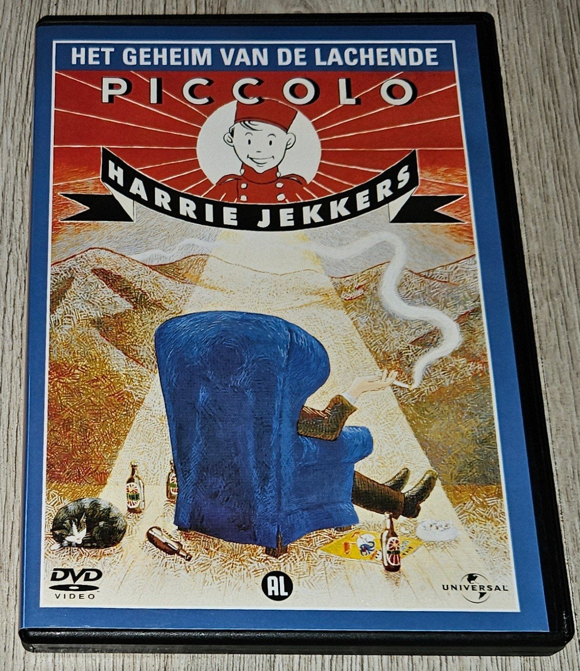 Harrie Jekkers - Het Geheim van de Lachende Piccolo DVD, Gebruikt, Inclusief doosje, Alle leeftijden, Nederlands
