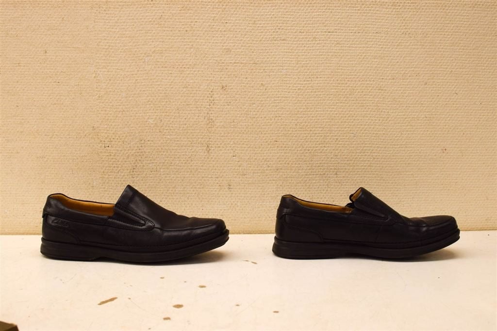 Clarks Heren instappers 49616, Ophalen of Verzenden, Gedragen, Maat 43 t/m 46, Zwart