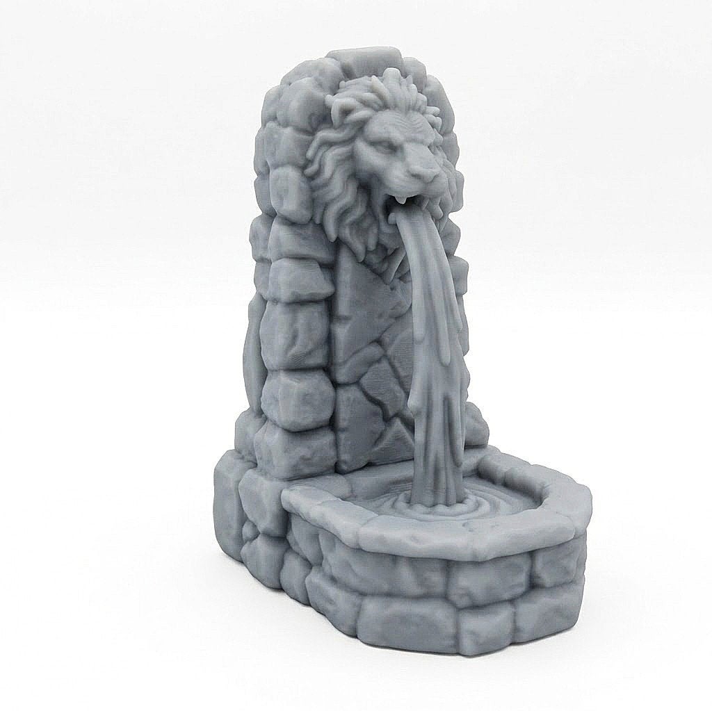 Terrain fountain blessMiniature D&D HQ dungeon's and dragons, Ophalen of Verzenden, Overige soorten