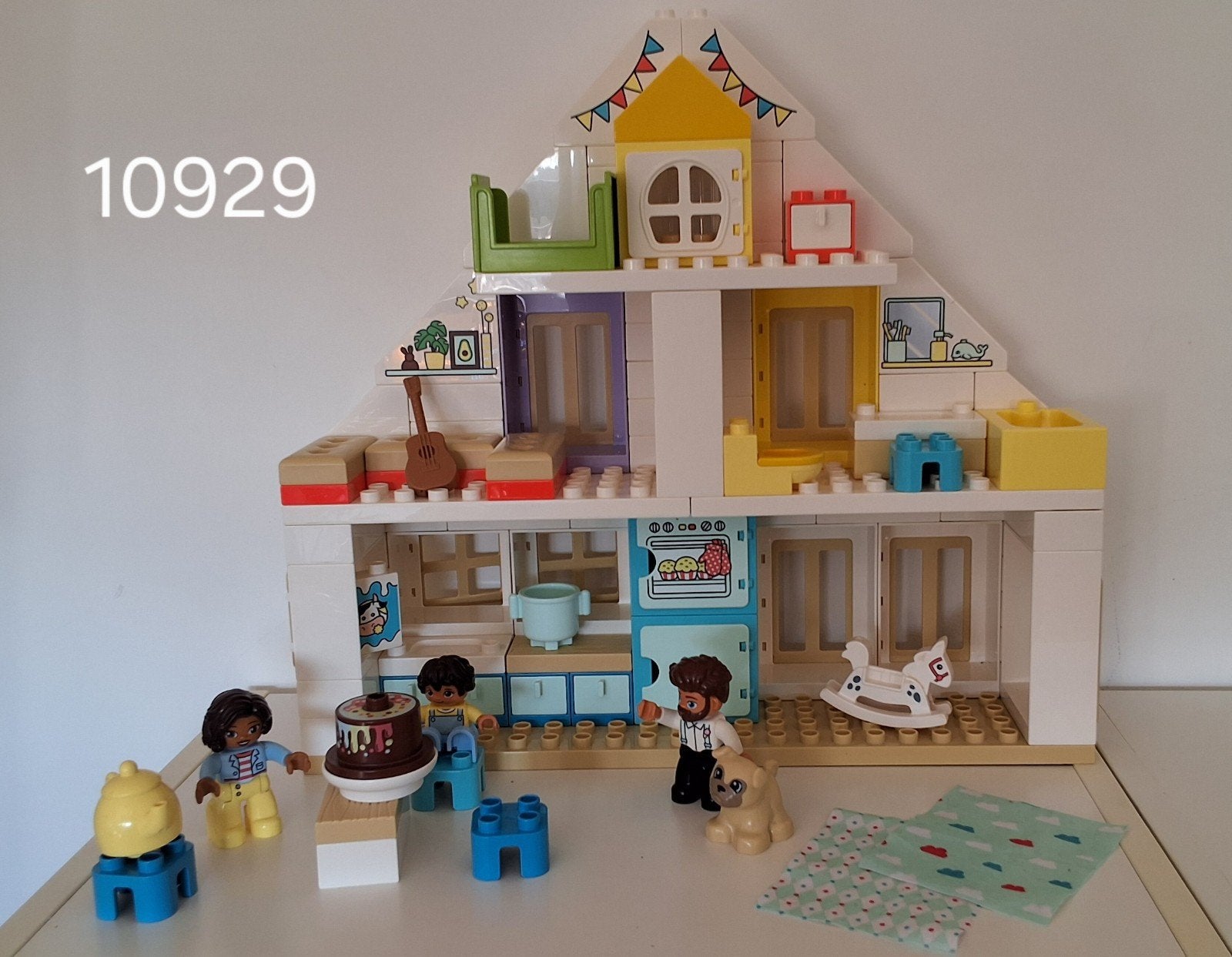 LEGO Duplo Modulair Speelhuis (10929)bijna helemaal compleet, Ophalen of Verzenden, Gebruikt, Duplo