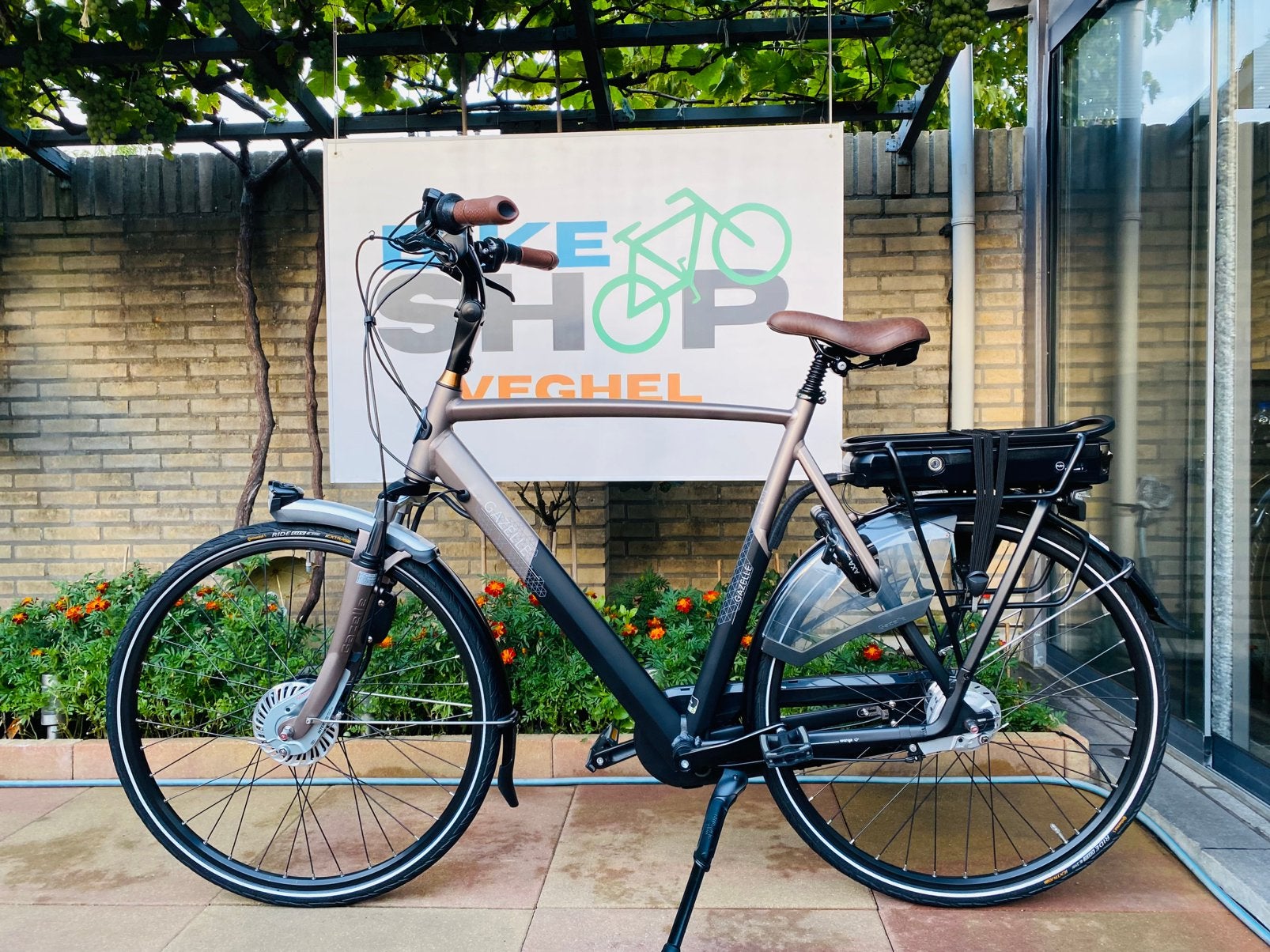 Elektrische Gazelle Orange C 7+ H65.Totaal km 1782, Ophalen of Verzenden, Zo goed als nieuw, 5467kc, 65 cm of meer