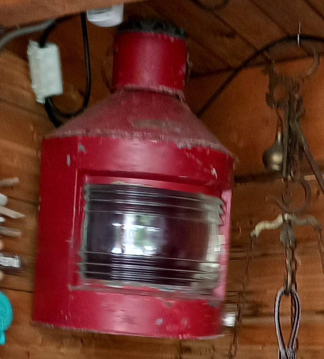 Vintage Scheepslampen - Rood en Groen Navigatielicht, Ophalen of Verzenden