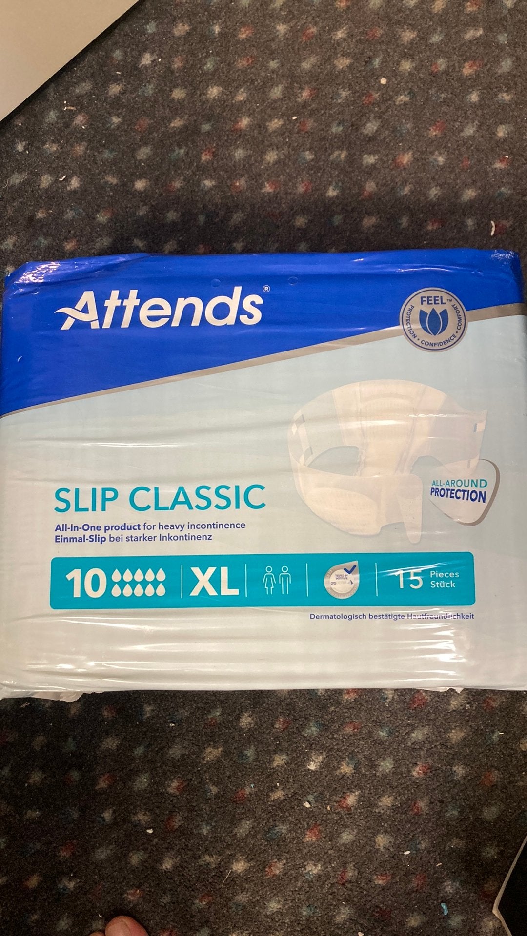 Attends slip classic 10 incontinentie luiers, Ophalen of Verzenden, Nieuw