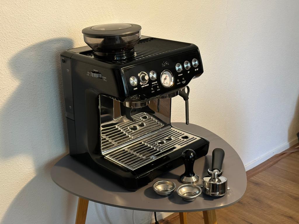 Sage/Solis Barista Express Koffiemachine - Zo goed als nieuw, Afneembaar waterreservoir, Espresso apparaat, Zo goed als nieuw