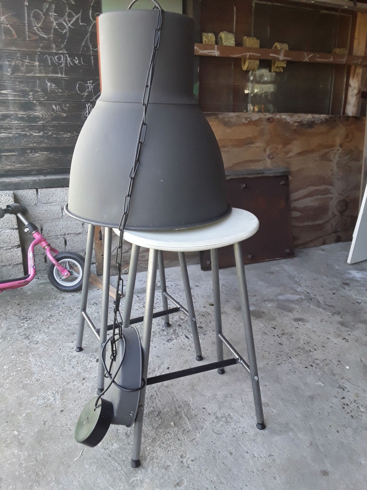 Ikea hanglamp Hektar, Ophalen
