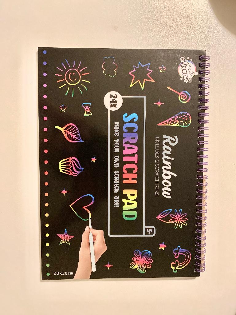 Scratch pad kleurboek kinderen knutselen, Hobby en Vrije tijd, Knutselen, Zo goed als nieuw, Ophalen