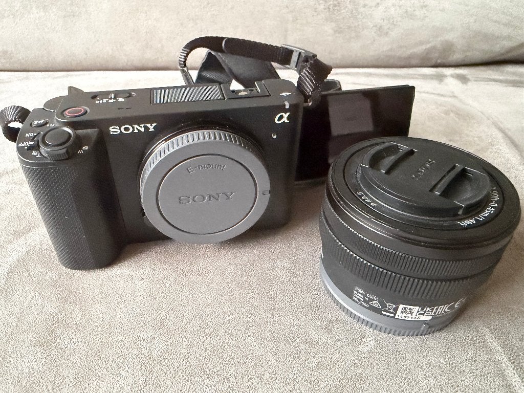 Sony ZV-E1 + 28-60mm f/4-5.6 Zoom lens, 12 Megapixel, Compact, Ophalen of Verzenden, Zo goed als nieuw