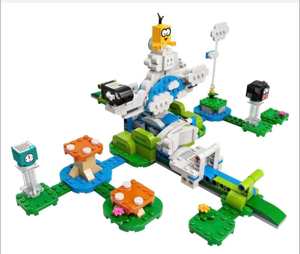 LEGO Super Mario 71389 Lakitu Sky World Uitbreidingsset, Lego, Ophalen of Verzenden, Zo goed als nieuw, Compleet