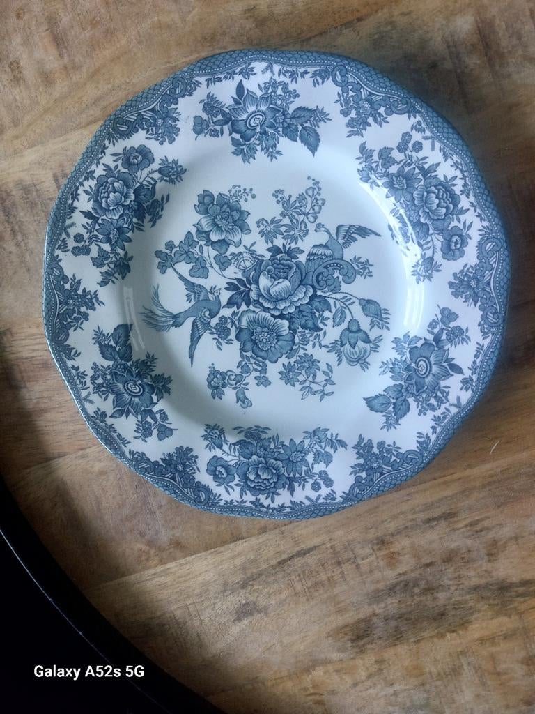 Antiek dinerbord Enoch Wedgwood (Tunstall) Ltd, Antiek en Kunst, Antiek | Servies los, Ophalen of Verzenden