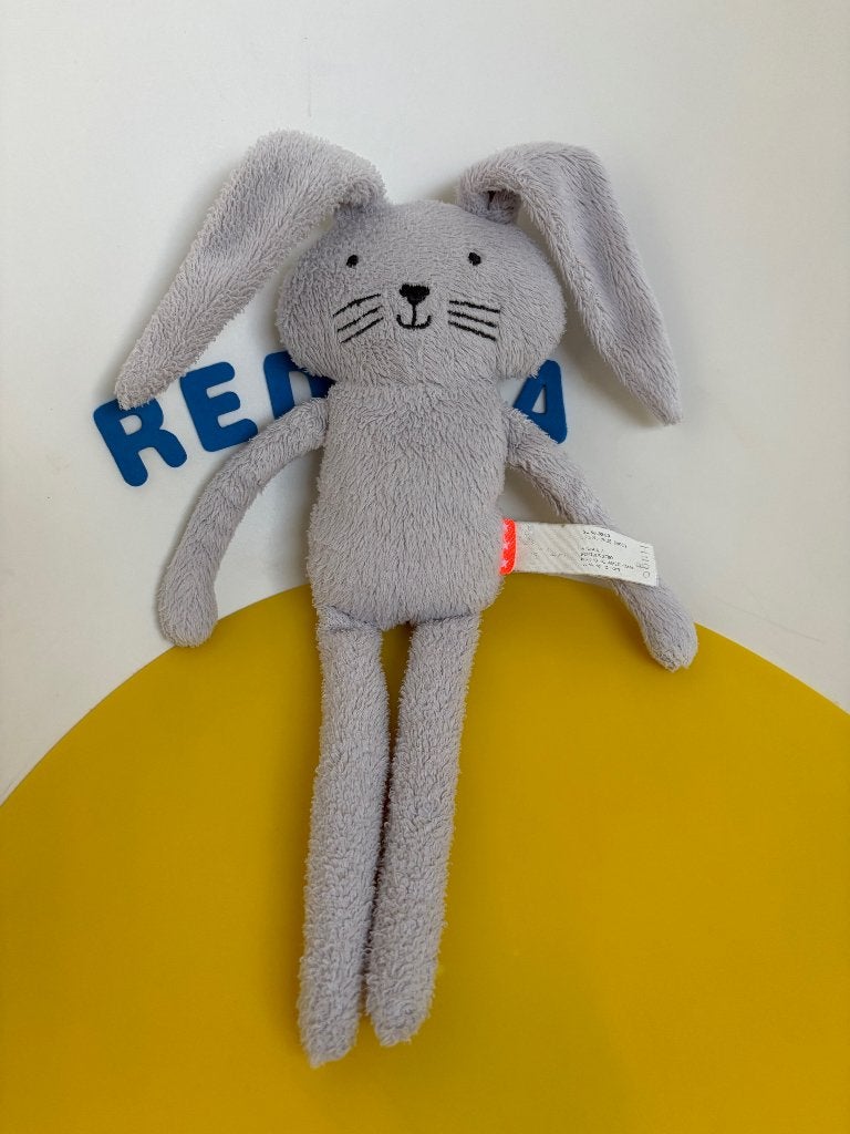 K3026 hema konijn licht grijs, Kinderen en Baby's, Speelgoed | Knuffels en Pluche, Ophalen of Verzenden, Gebruikt, Overige typen