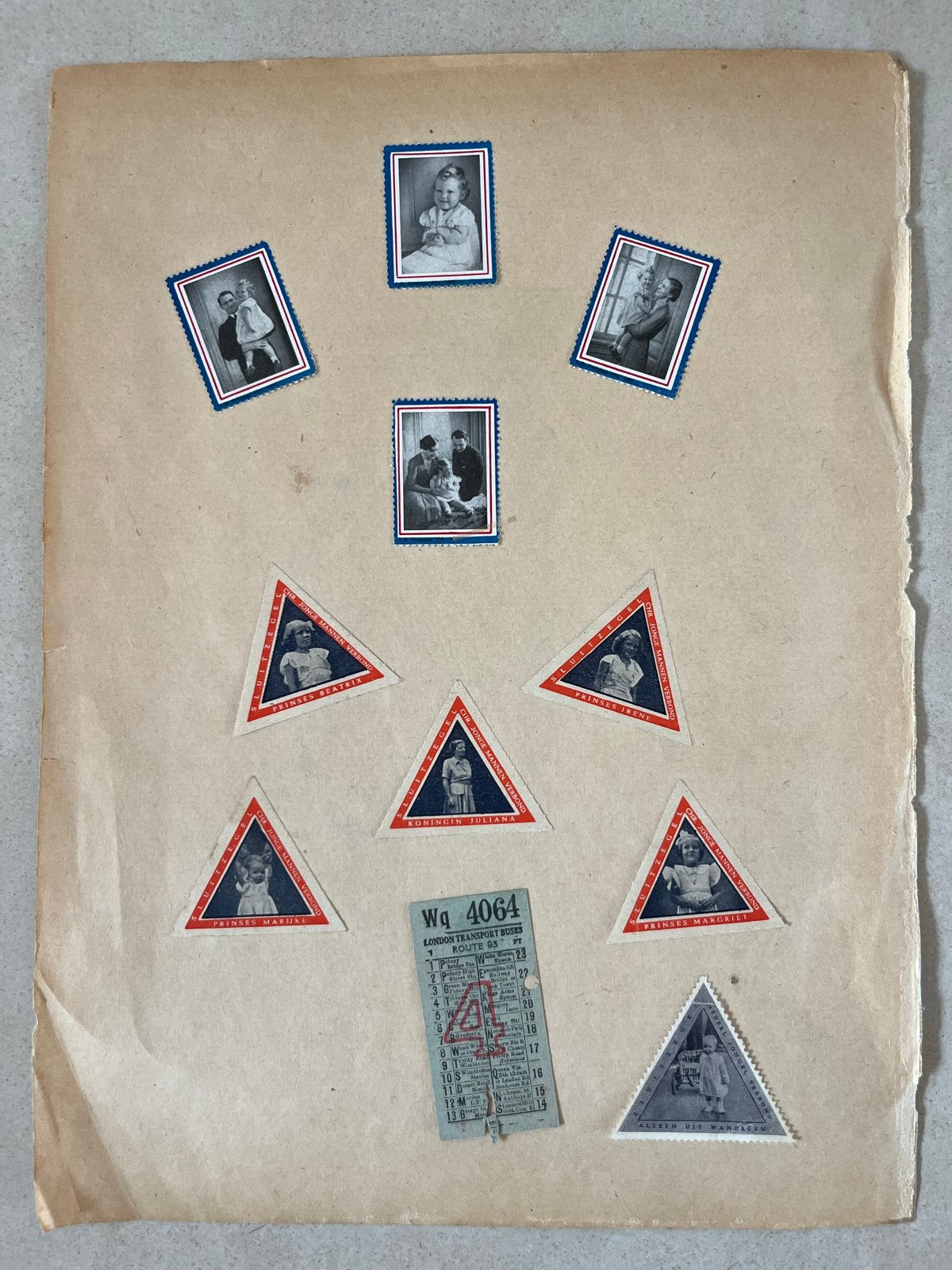Sluitzegels Koninklijke Familie - Vintage Collectie, Verzamelen, Koninklijk Huis en Royalty, Ophalen of Verzenden, Gebruikt, Nederland