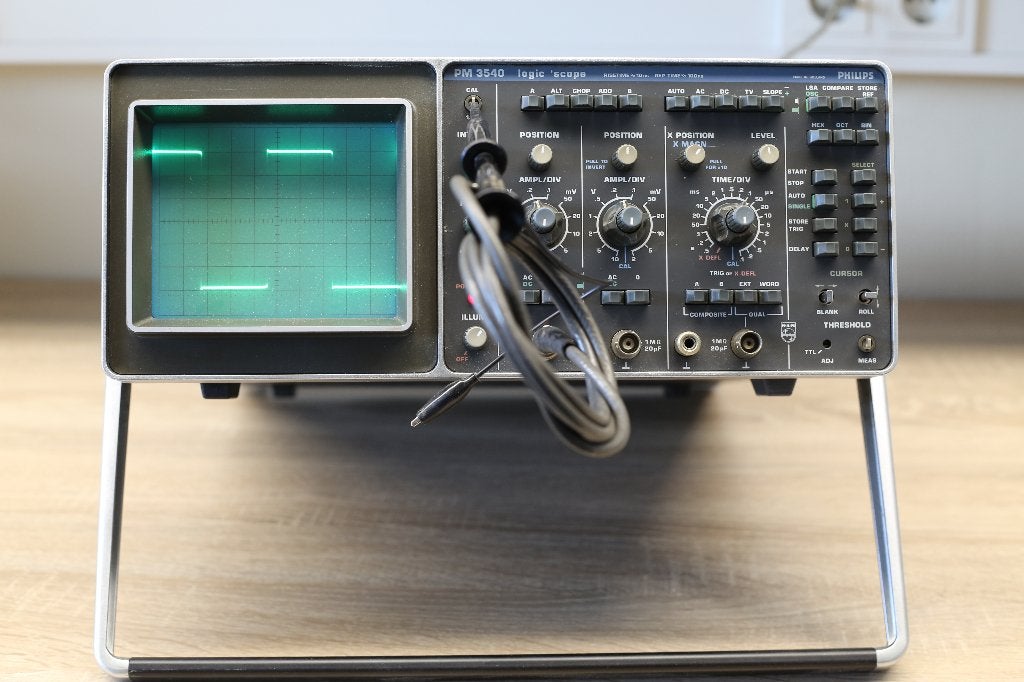 Philips PM3540 25Mhz oscilloscoop / 16 Ch logic analyzer, Ophalen, Gebruikt, Elektriciteit