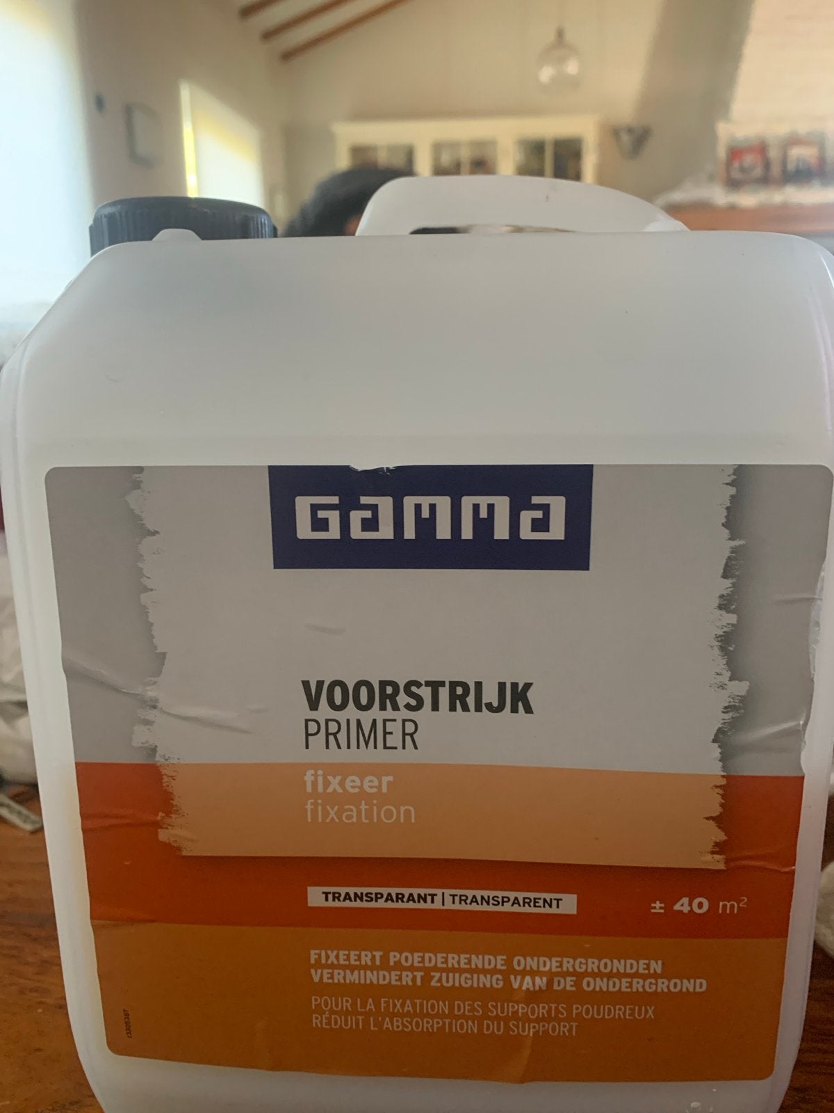 GAMMA Voorstrijk Primer Transparant - 3Liter, Overige kleuren, 5 tot 10 liter, Nieuw, Ophalen of Verzenden