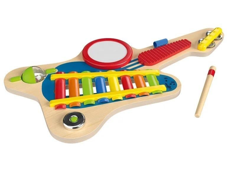 Vrolijke houten multi muziekinstrumenten 6-1 , nieuw in doos, Verzenden, Nieuw, Overige typen