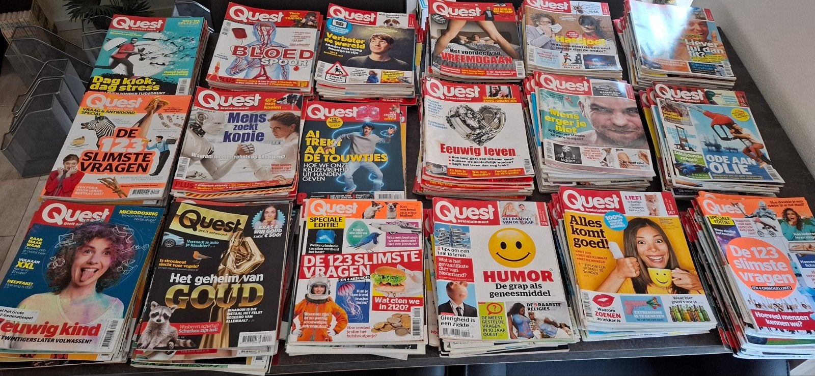 Grote collectie Quest tijdschriften, Boeken, Tijdschriften en Kranten, Ophalen of Verzenden, Gelezen, Wetenschap en Natuur