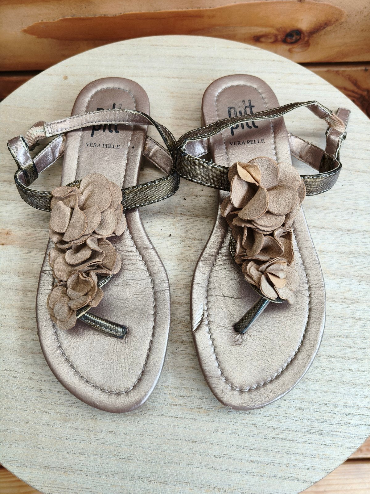 Sandalen, open schoenen maat 37 van het merk Pitt, Ophalen of Verzenden, Zo goed als nieuw, Sandalen of Muiltjes