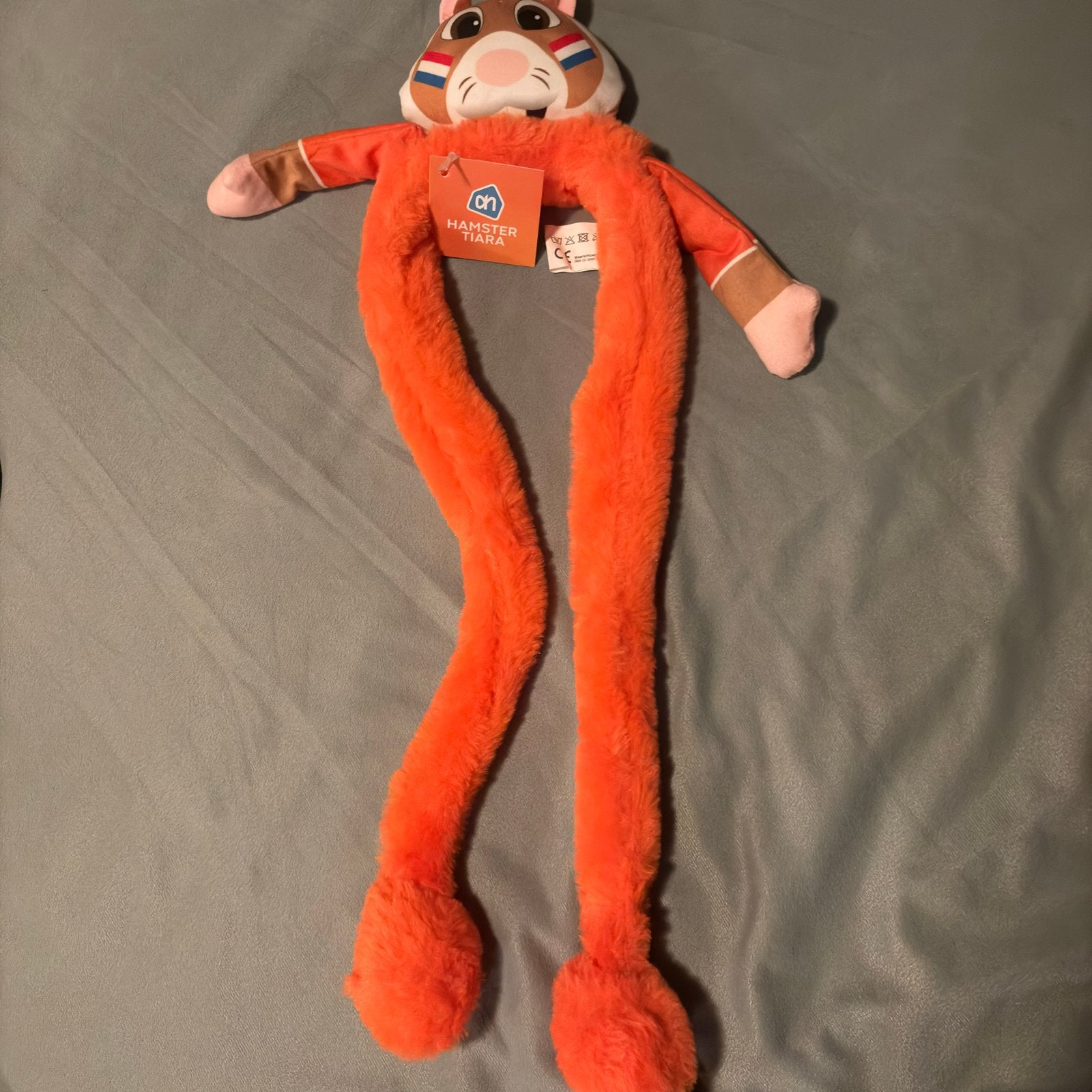 Oranje Hamster Tiara met Juichende Armen, Albert Heijn, Ophalen of Verzenden