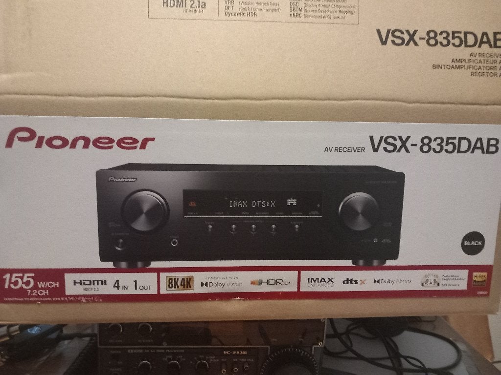 pioneer vsx 835 d, Ophalen, Zo goed als nieuw, Pioneer, 120 watt of meer