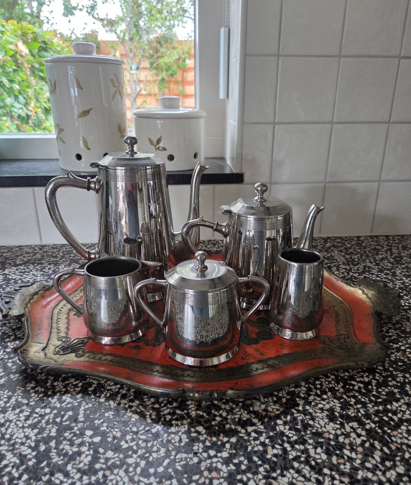 Edeltin servies Rio 708 Tiel in art deco stijl, Ophalen of Verzenden