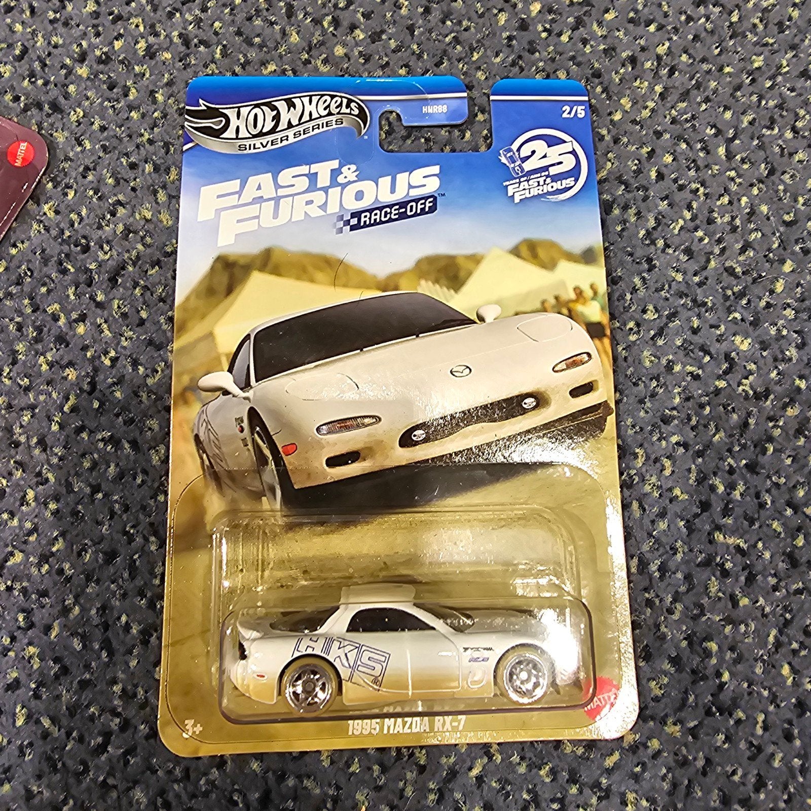 Hot Wheels Fast & Furious 1995 Mazda RX-7 Silver Series, Verzamelen, Speelgoed, Nieuw, Ophalen of Verzenden
