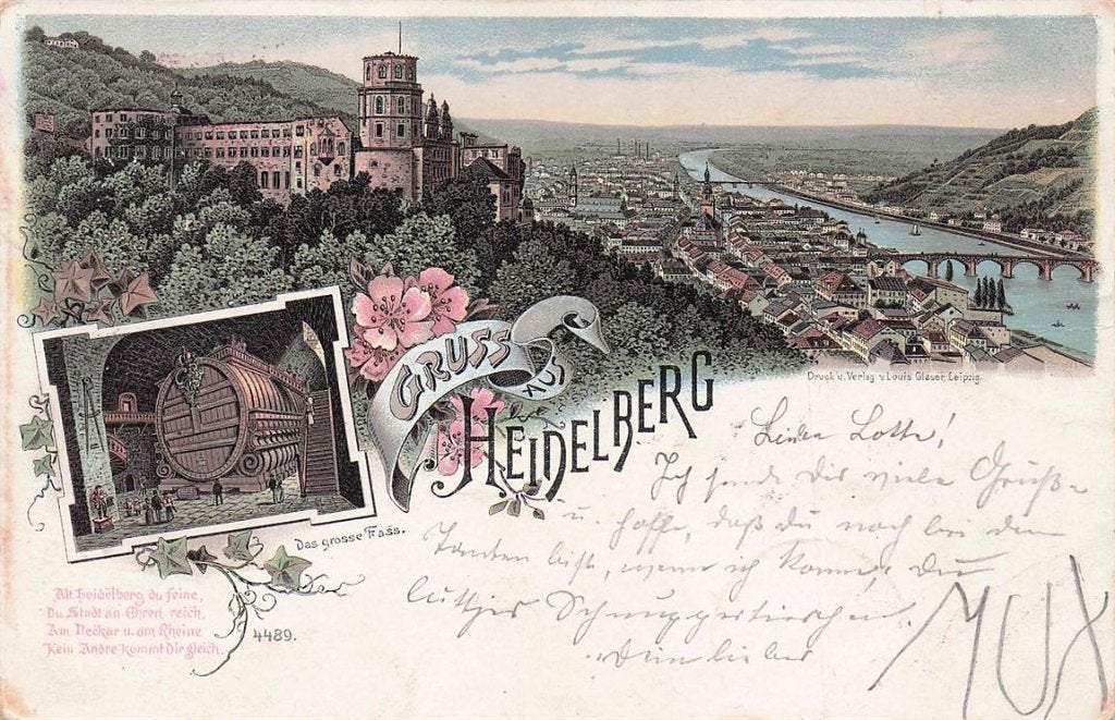 702-157-023 Heidelberg, Verzenden, Voor 1920, Duitsland