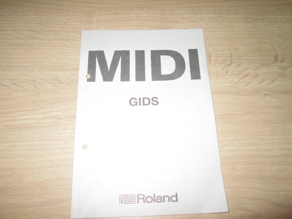 Roland Synthesizer "Midi Gids" - 80's, Muziek en Instrumenten, Synthesizers, Ophalen of Verzenden, Gebruikt, 61 toetsen, Roland