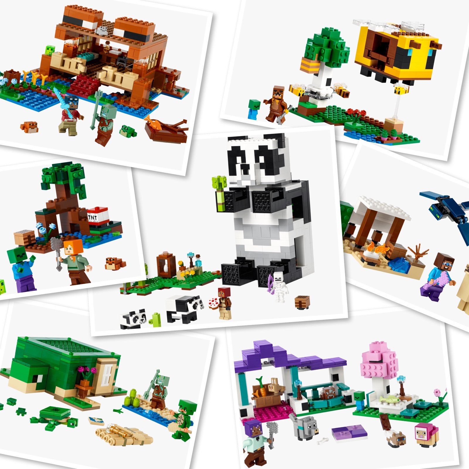 Lego Minecraft sets: toffe verzameling!, Ophalen of Verzenden, Zo goed als nieuw