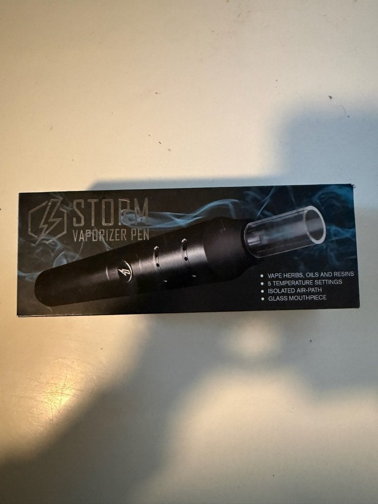 Storm Vaporizer Pen - kruidenverdamper compleet in doos, Ophalen of Verzenden, Gebruikt, Aansteker