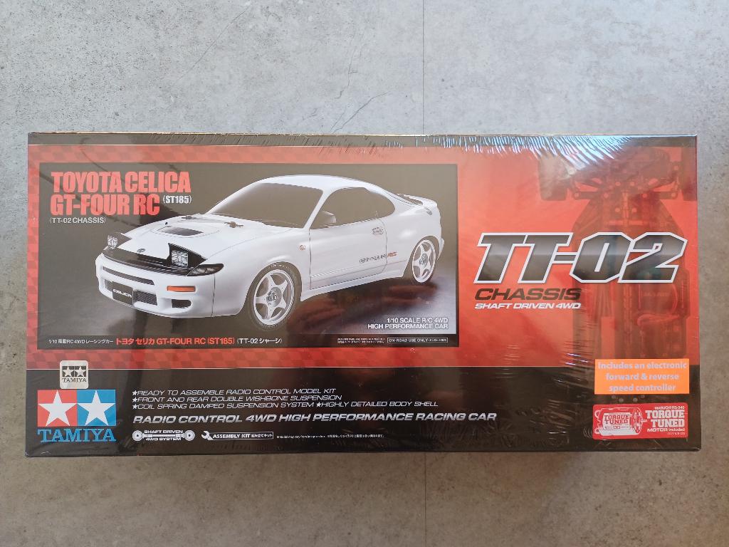 Tamiya 58730 RC Toyota Celica GT-Four TT-02 Nieuw in doos, Hobby en Vrije tijd, Elektro, Nieuw, Ophalen of Verzenden, Schaal 1:10