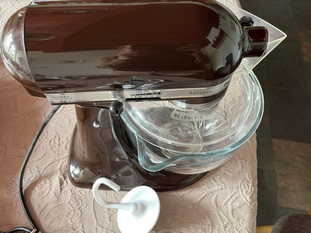 KitchenAid Artisan mixer, Witgoed en Apparatuur, Keukenmixers, 4 liter of meer, Ophalen, Gebruikt, 3 snelheden of meer