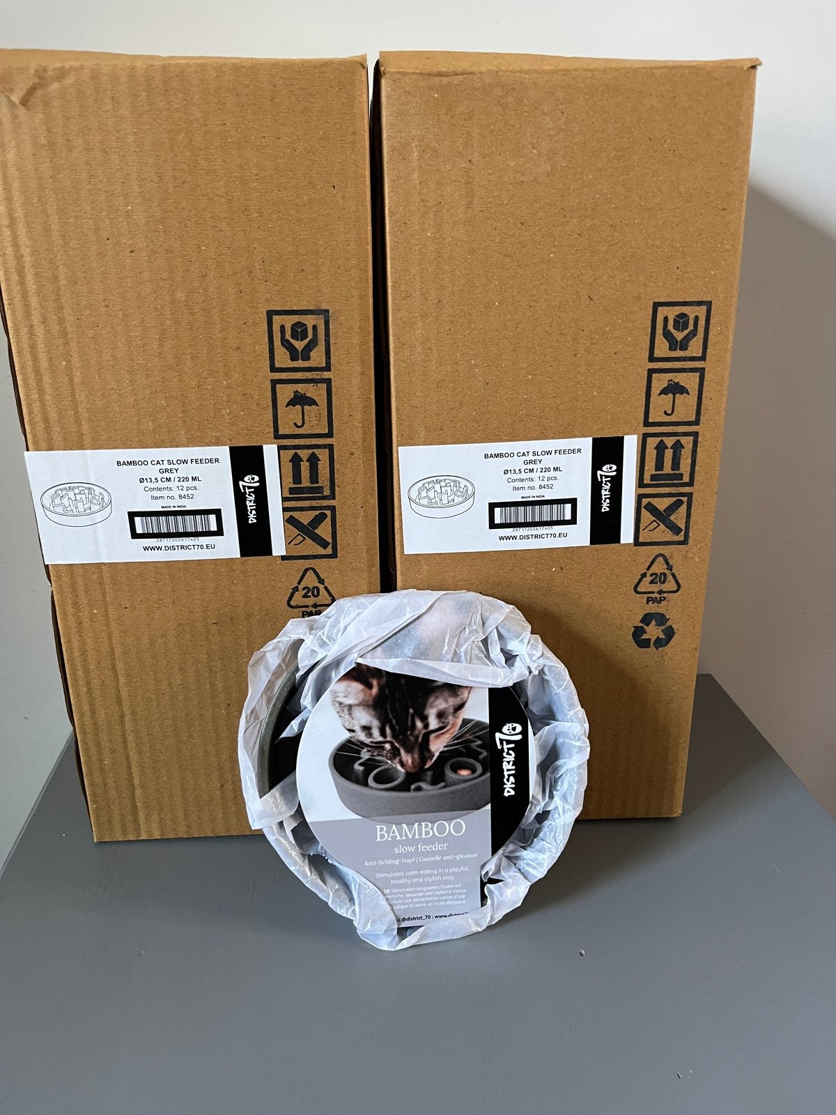 District 70 BAMBOO Cat Slow, Dieren en Toebehoren, Kattenvoerbakken en Drinkbakken, Ophalen of Verzenden, Nieuw
