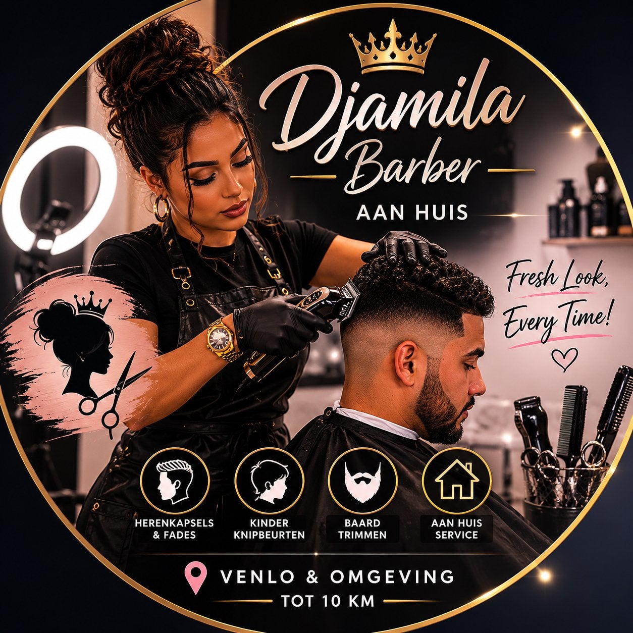 Djamila Barber Aan Huis, Tickets en Kaartjes, Eén persoon