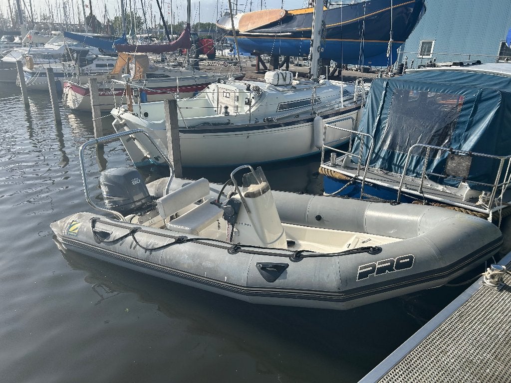 Zodiac Pro II 500 met Yamaha 80 pk, Watersport en Boten, Gebruikt, Peddels, 5 m, Zodiac