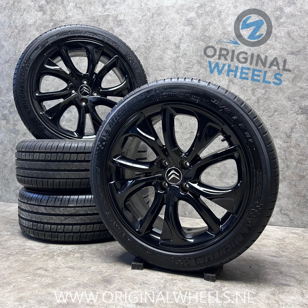 18 inch originele velgen + zomerbanden Citroen DS4 | DS5, Auto-onderdelen, Banden en Velgen, 18 inch, Gebruikt, Banden en Velgen