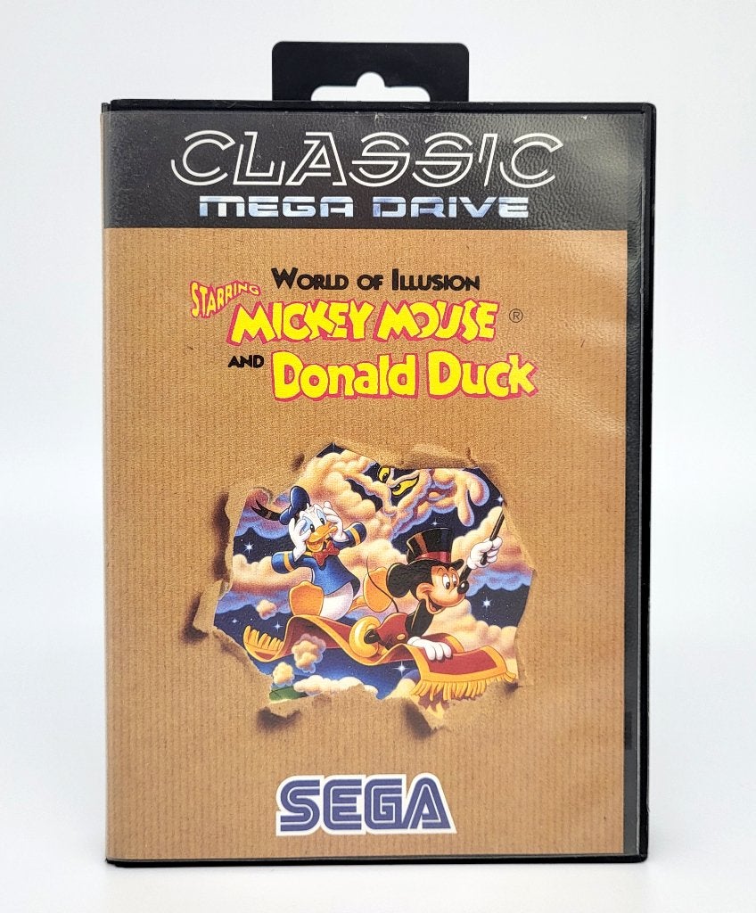 World of Illusion - SEGA Mega Drive Classic - Complete - PAL, Avontuur en Actie, Gebruikt, Verzenden, 1 speler