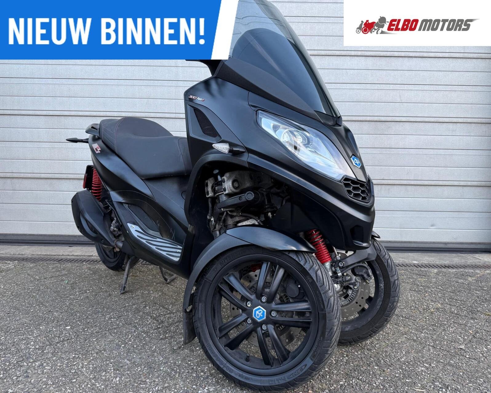 Piaggio MP3 300 LT HPE Sport 2021 Zwart Autorijbws Garantie, Scooter, ABS, Automaat, 278 cc