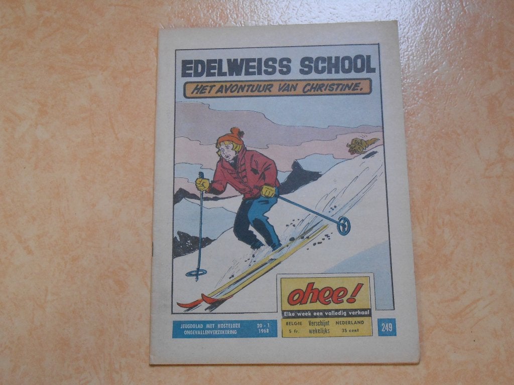 Ohee 249 Edelweiss school 1968., Eén stripboek, Ophalen of Verzenden, Nieuw