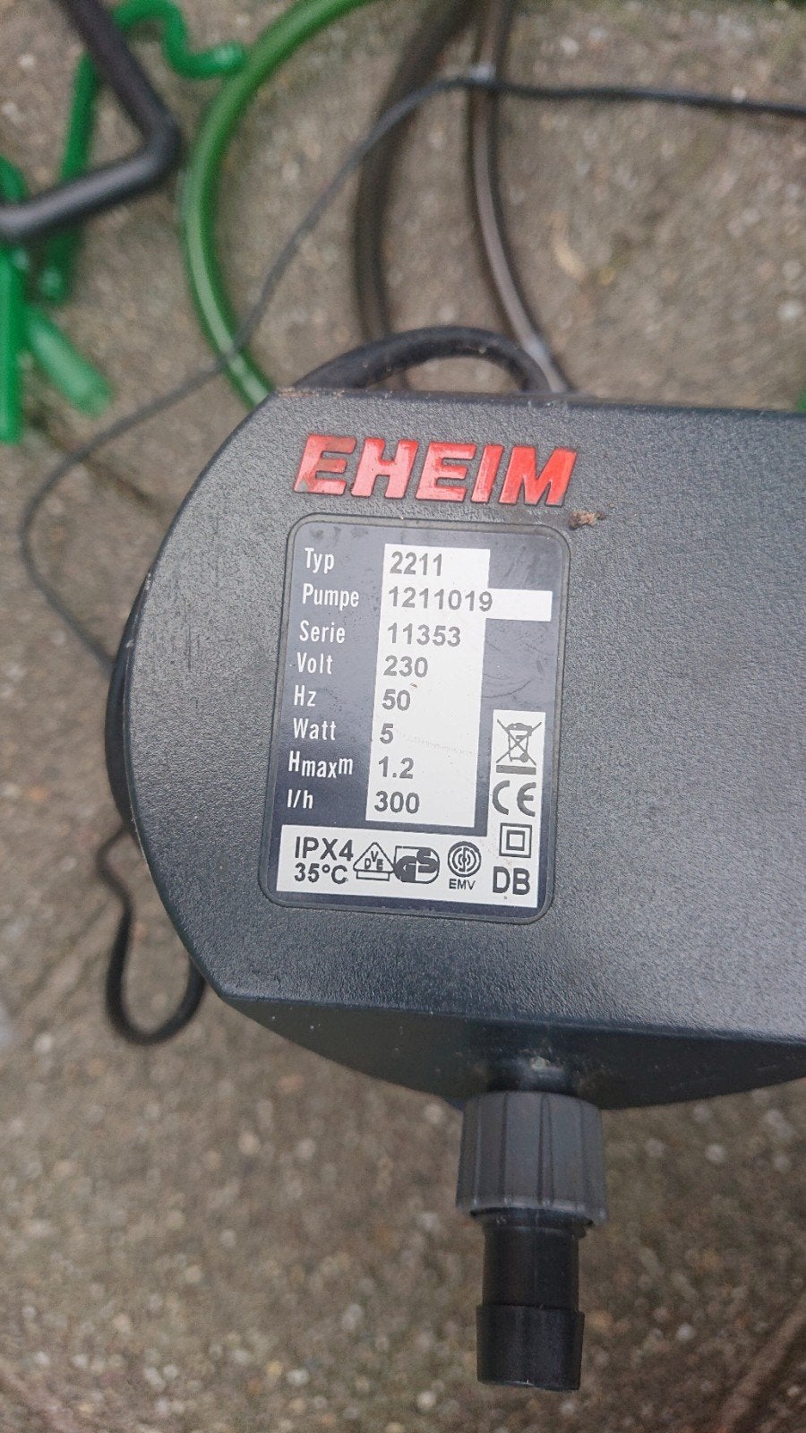Eheim waterpomp water filter, Ophalen