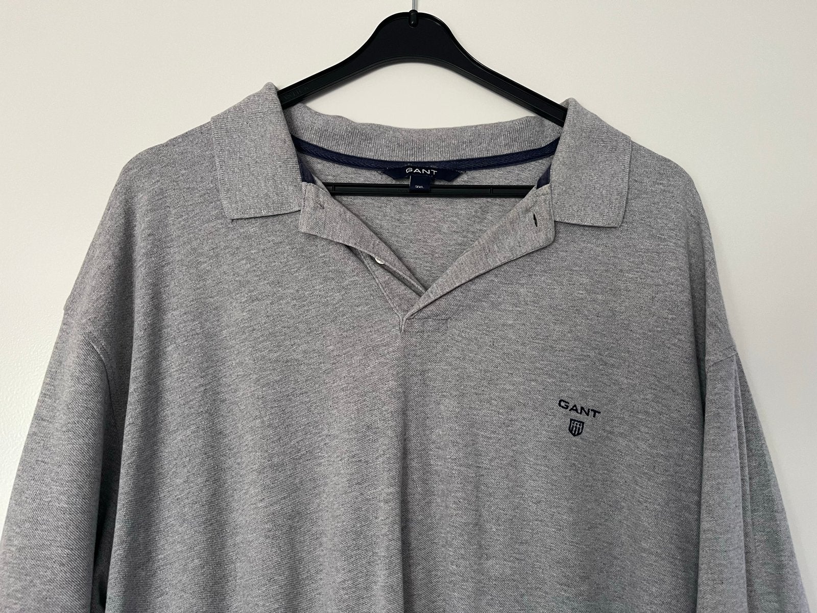 Gant Polo XXXL Grijs - Zo Goed Als Nieuw, Ophalen of Verzenden, Zo goed als nieuw, Overige maten, Grijs