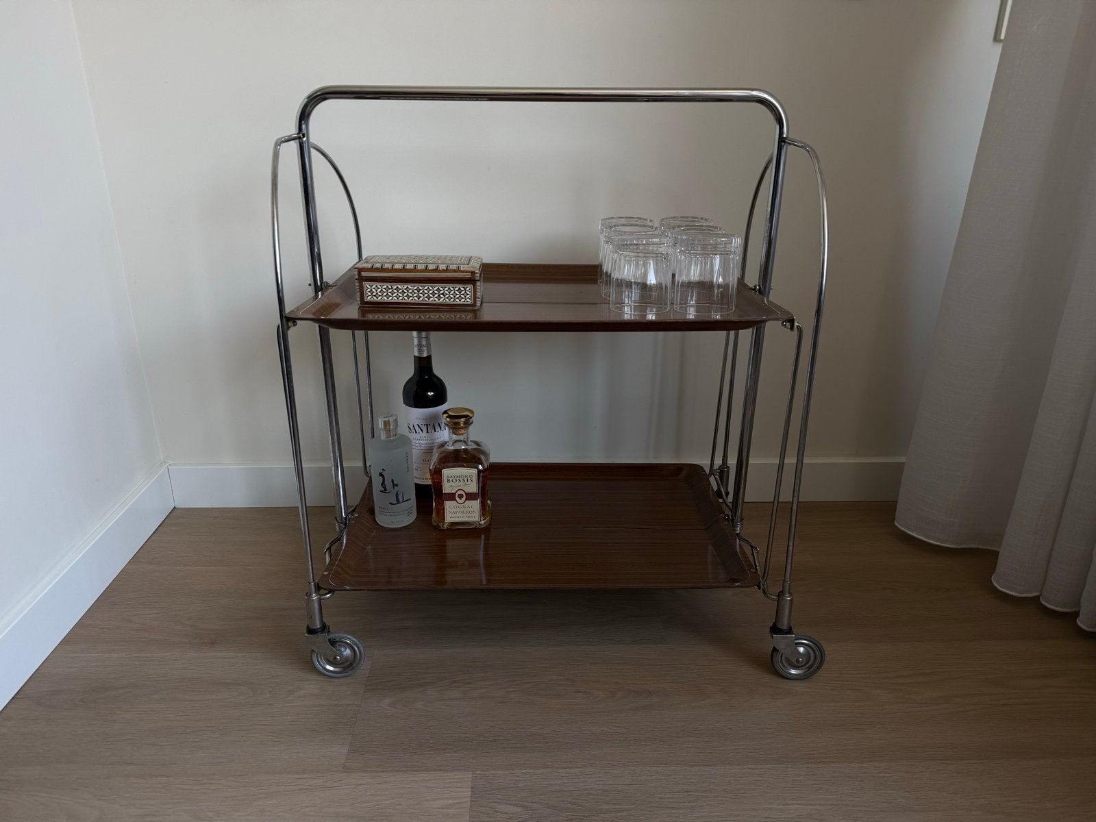Vintage Dinett Serveerwagen van Bremshey & Co (Jaren '50/'60, Ophalen