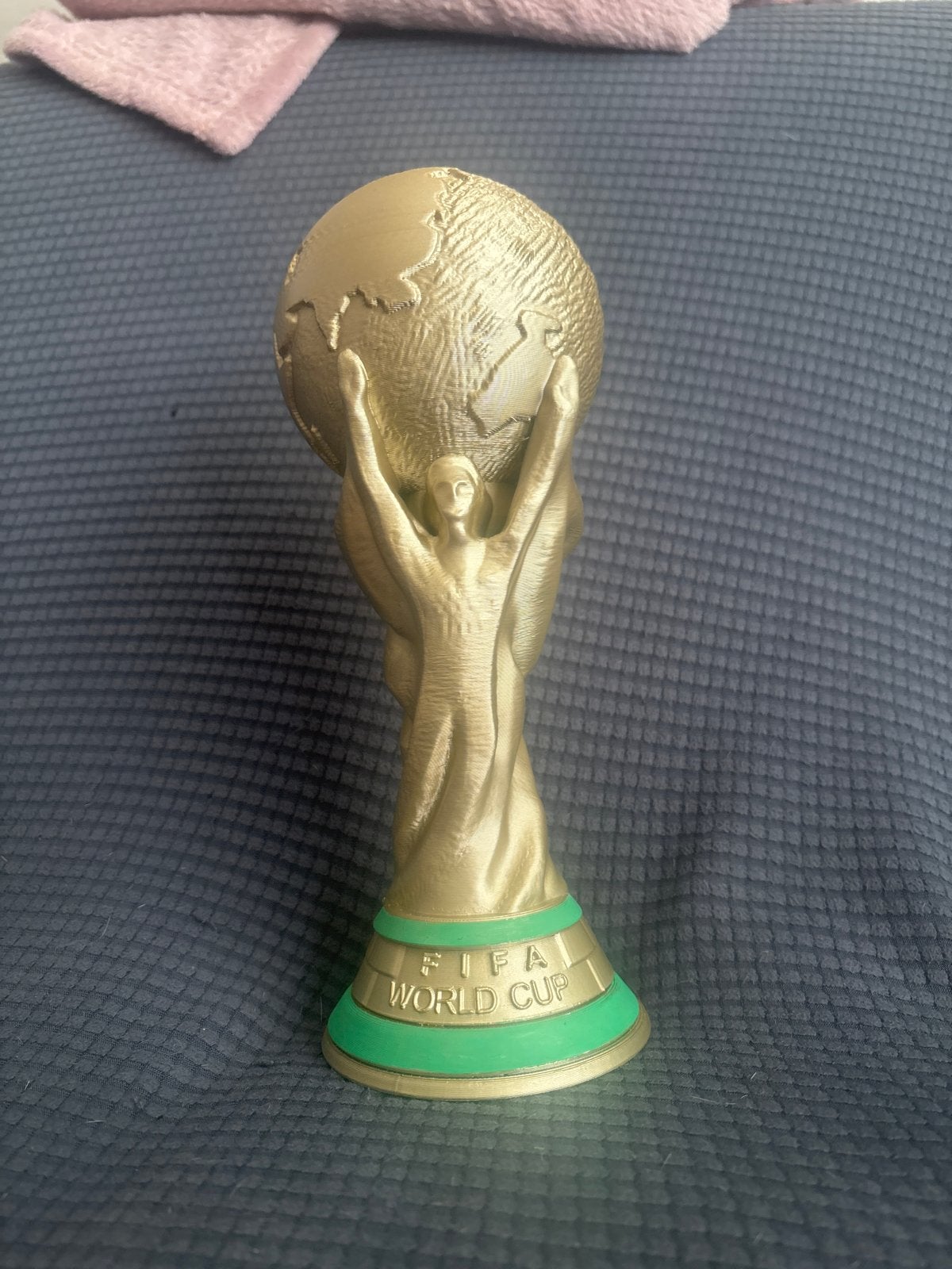 FIFA World Cup Trofee Beker Plastic - Voetbal Souvenir, Ophalen of Verzenden, Nieuw, Overige sporten, Beeldje of Poppetje
