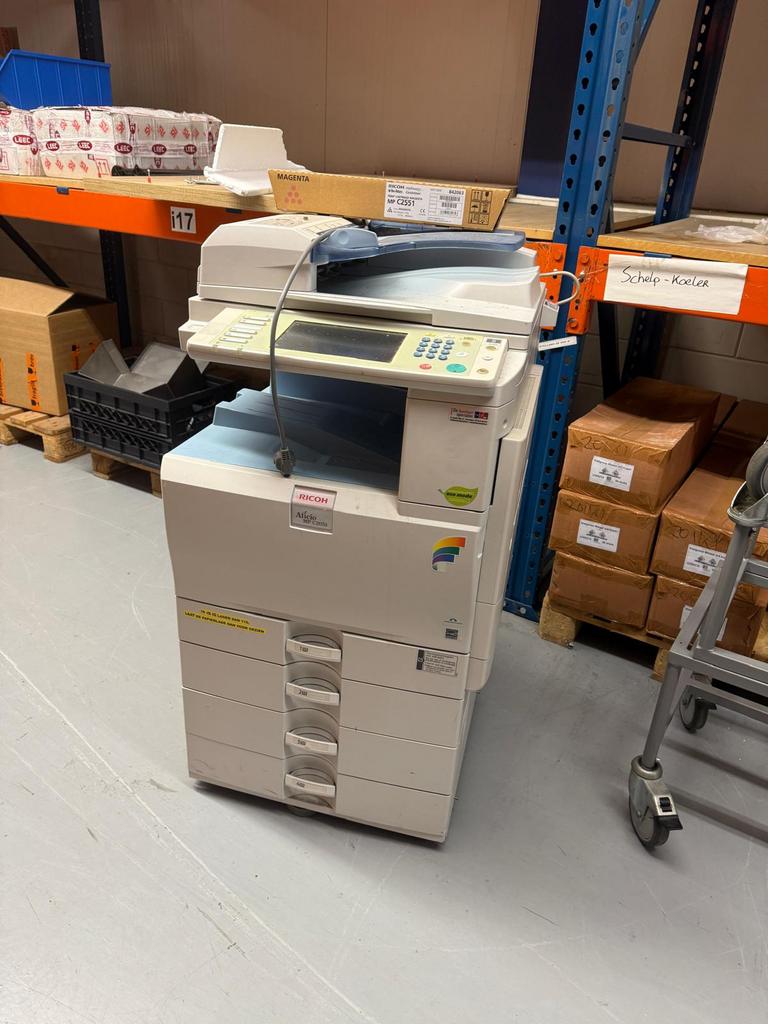 Ricoh kopieermachine, Gebruikt, Ophalen of Verzenden, Kopieermachine, Zwart-en-wit printen