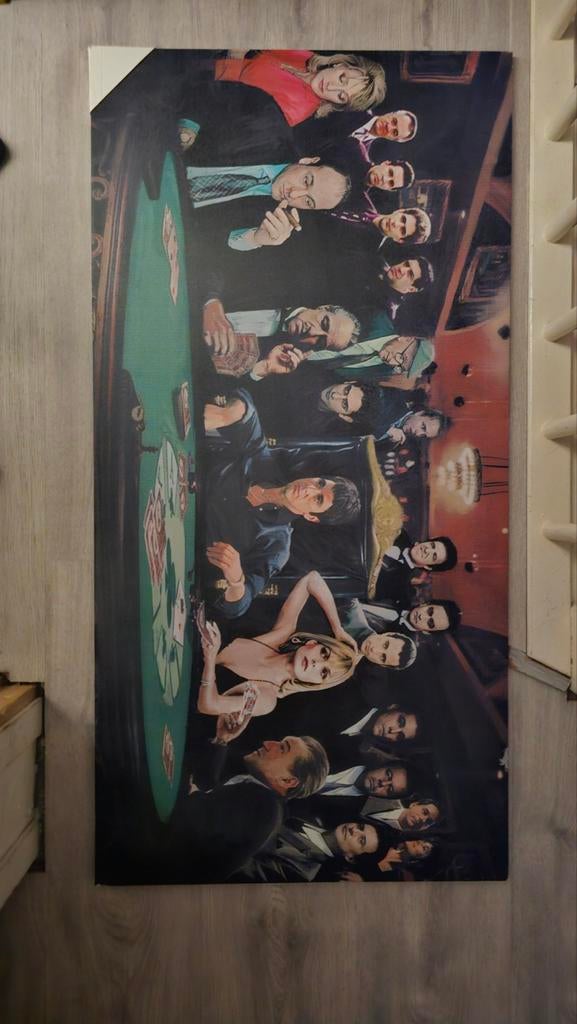 The Godfather / Scarface schilderij, Antiek en Kunst, Ophalen of Verzenden