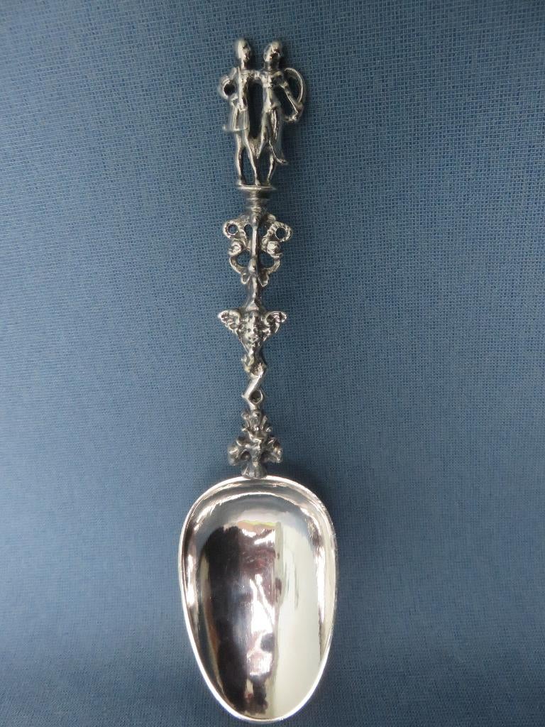 Dooplepel in zilver - Friesland – Dokkum – 1781 /1790, Ophalen of Verzenden, Zilver