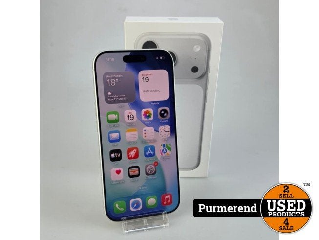 iPhone 17 Pro 256GB Silver, Apple, Zo goed als nieuw, Support@apple.com, One Apple Park Way
Cupertino, CA 95014
United States