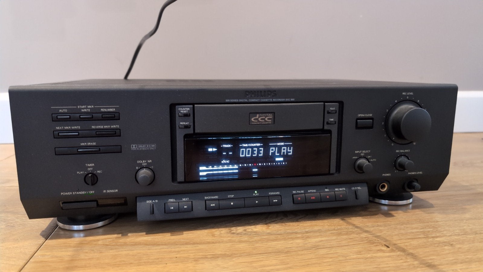Philips DCC900 – ZGAN / Bijna nieuw, Ophalen of Verzenden, Enkel, Philips, Tiptoetsen