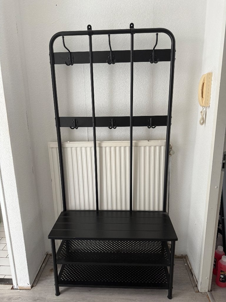 Kapstok incl schoenenrek, Huis en Inrichting, Ophalen, Zo goed als nieuw, Metaal, Staande kapstok