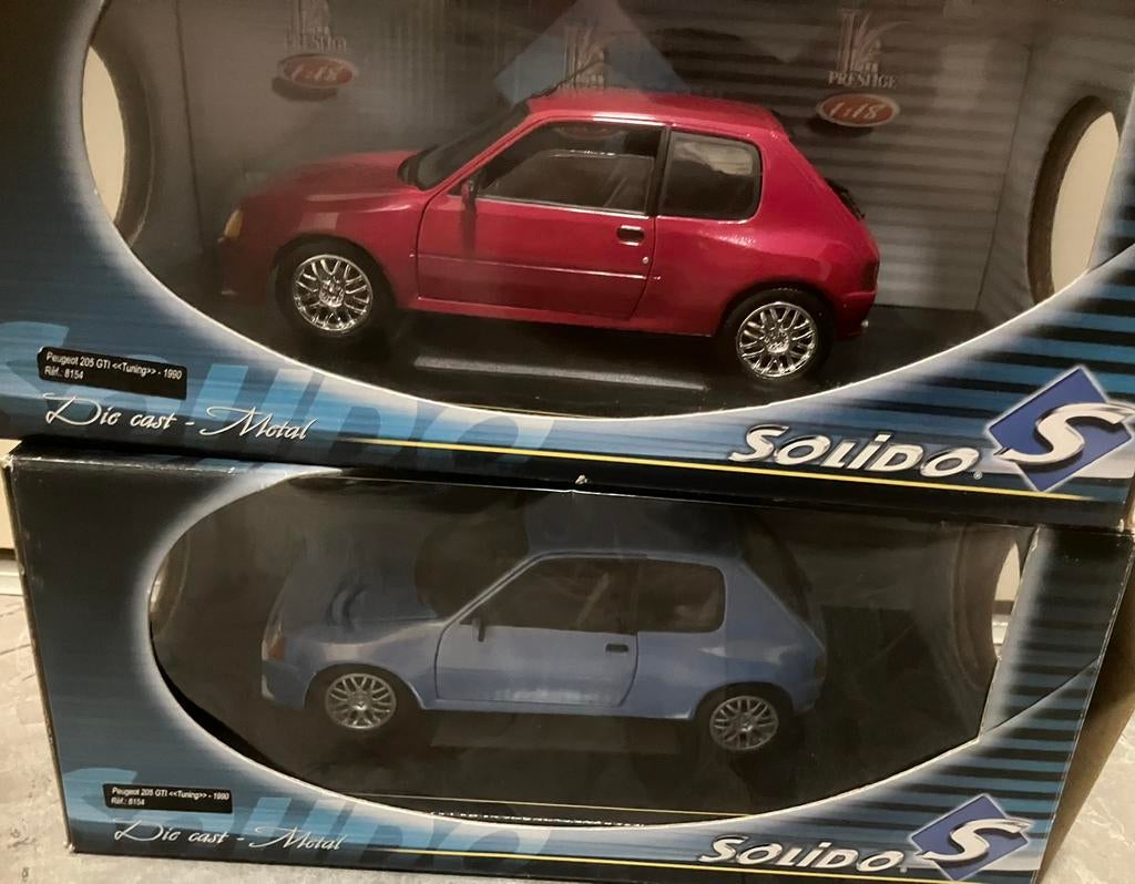 Peugeot 205 gti tuning widebody, Ophalen of Verzenden, Zo goed als nieuw, Solido