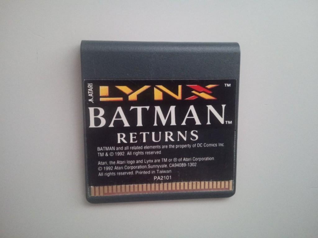 Atari Lynx Batman returns spel, Spelcomputers en Games, Spelcomputers | Atari, Ophalen of Verzenden, Gebruikt, Zonder controller