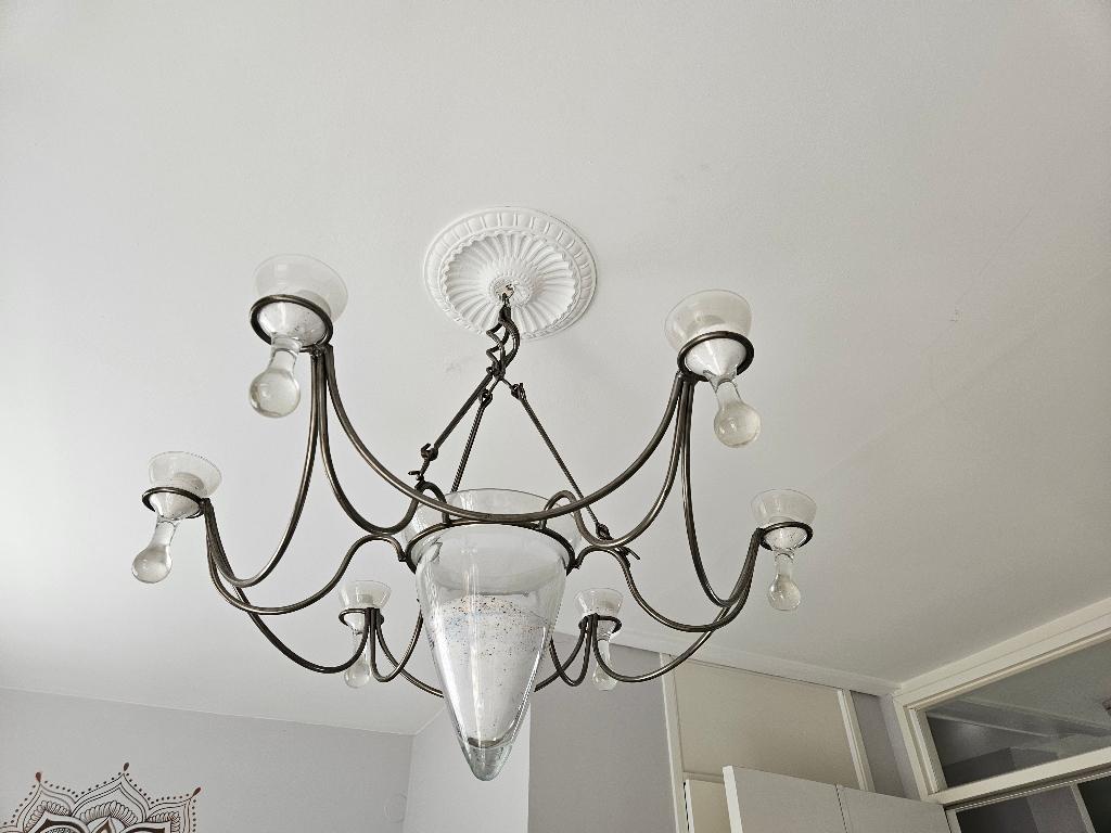 Theelichtjes kroonluchter, Huis en Inrichting, Woonaccessoires | Kandelaars en Kaarsen, Ophalen, 25 tot 50 cm, Zo goed als nieuw
